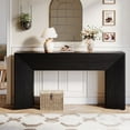 thumbnail image 1 of Tribesigns 63" Modern Wood Long Sofa Table Behind Couch, Console Table for Entryway, Black, 1 of 7
