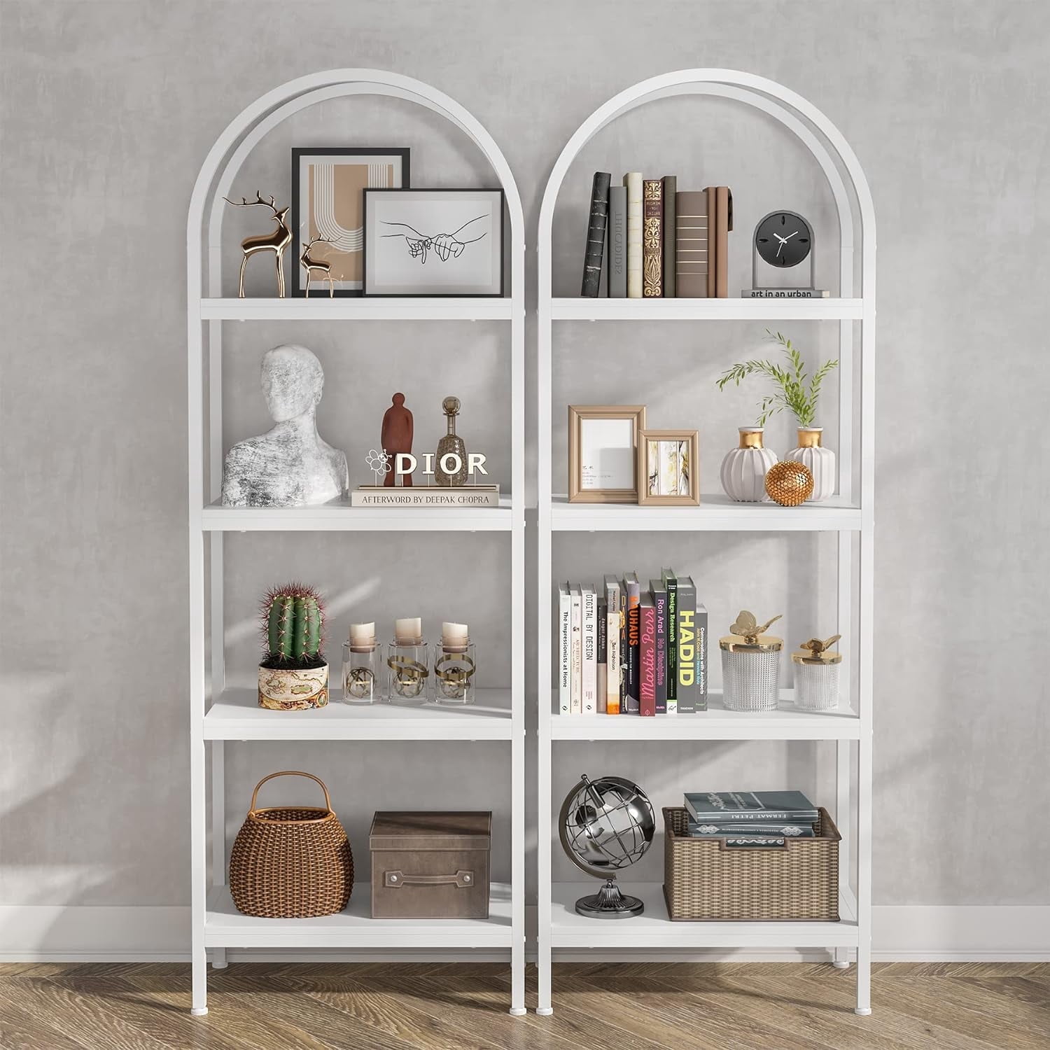 4-Tier White