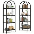 "Tribesigns Adjustable 70.8"" Modern Industrial Wood Bookcase & 4Shelf