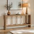 thumbnail image 1 of Tribesigns 70.9" Extra Long Entryway Console Table with Storage, 2-Tier Farmhouse Sofa Table Behind Couch for Hallway, 1 of 7