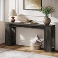 Finmind, Console Table, 71 inches long, Black wood sofa table - Walmart.com