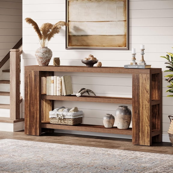 Tribesigns 70.9-Inch Extra Long Console Table with Storage for Entryway, Living Room, Hallway