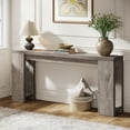 thumbnail image 1 of Tribesigns 70.9" Long Console Table, Farmhouse Wood Sofa Table Behind Couch for Entryway, Light Grey, 1 of 8