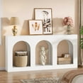 thumbnail image 1 of Tribesigns 70.9" White Console Table with Storage, 1 of 7