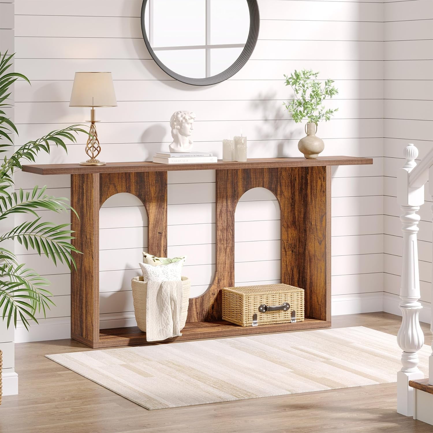 Tribesigns 70.9 inch Farmhouse Console Table, Extra Long Entryway