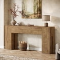thumbnail image 1 of Tribesigns 71-inch Long Console Table for Entryway, Farmhouse Sofa Console Behind Couch, Entry Table for Hallway, Light Brown, 1 of 9