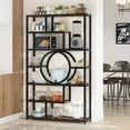 thumbnail image 1 of Tribesigns 72’’ Bookcase Bookshelf, 7-Tier Tall Etagere Bookcases Book Shelves, Industrial Bookshelves, 1 of 8