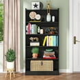 thumbnail image 1 of Tribesigns 72-inch 6-Tier Modern Bookcase, Black Library Bookshelf with Spacious Storage Shelves, Stylish Display Wood Shelving Unit for Bedroom, Living Room or Office, 1 of 7