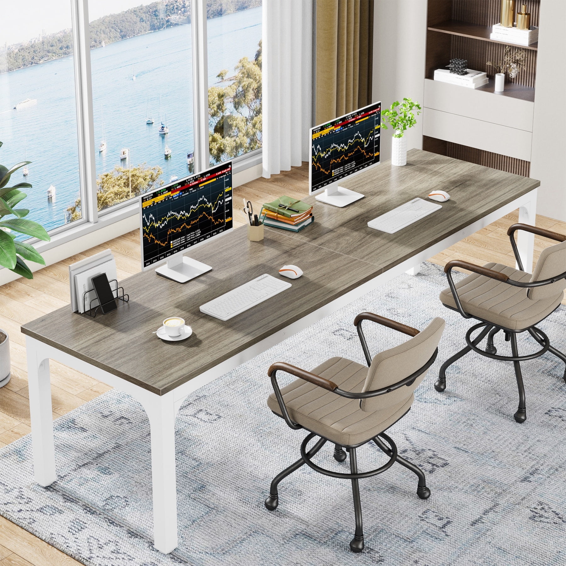 【ヴィンテージ家具】OFFI ズミスツール Amazon.com: Tribesigns 2 Person Desk, 78 Inch Long Computer