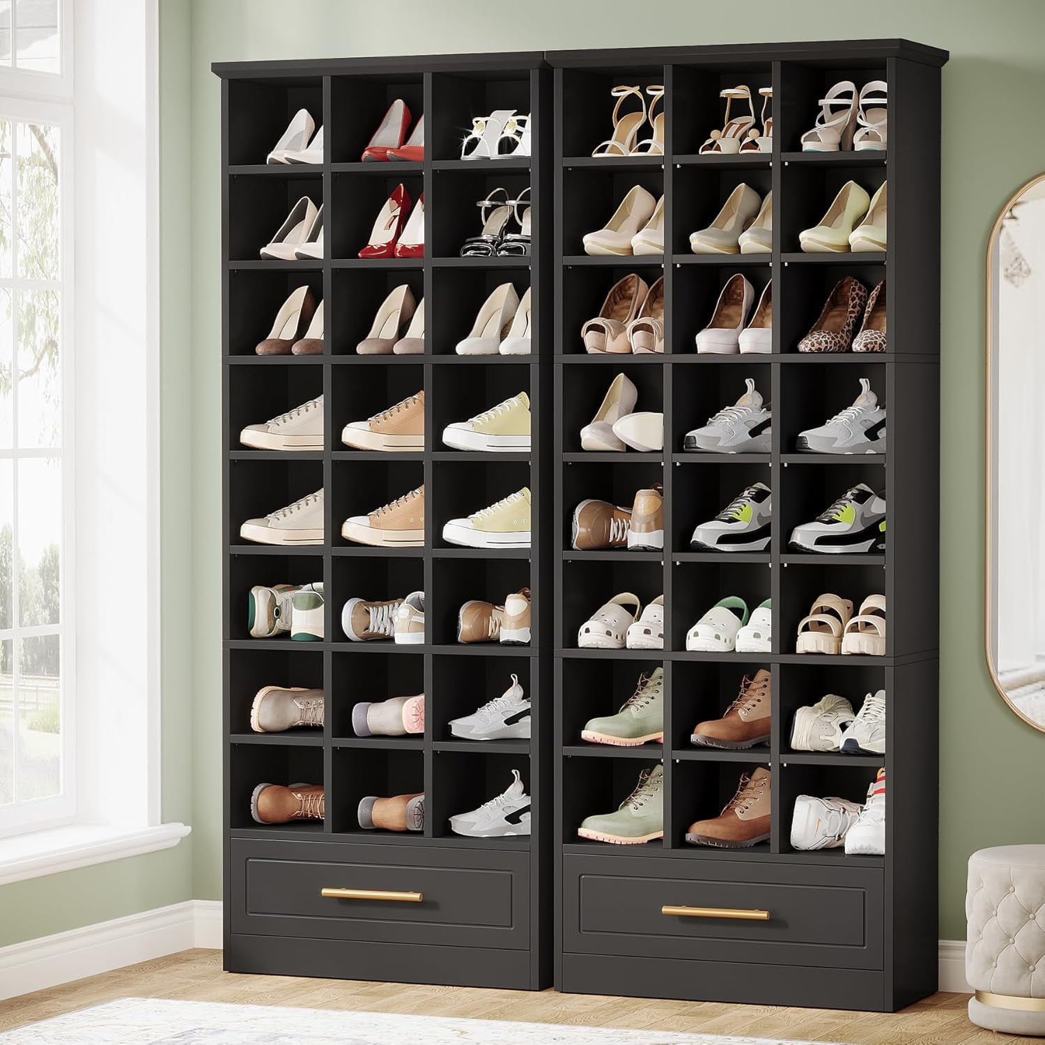 Designer shoe rack best sale
