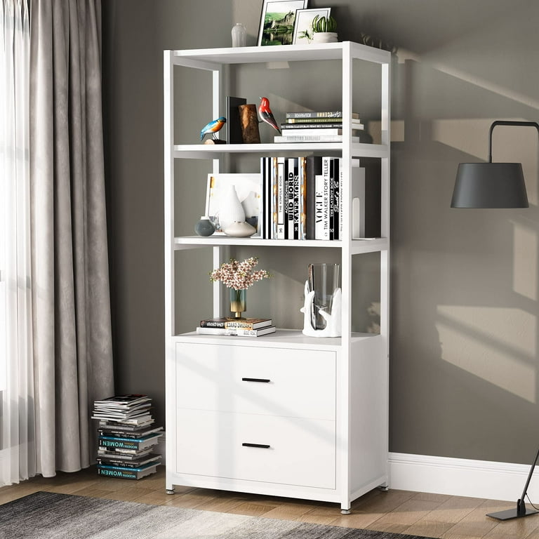 Bookshelf with drawers walmart deals