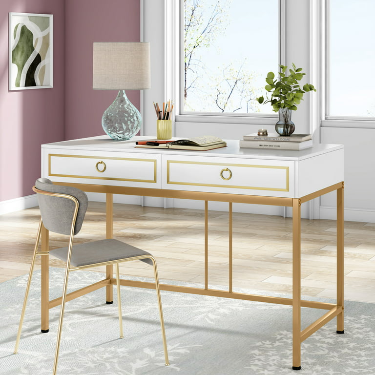 https://i5.walmartimages.com/seo/Tribesigns-Computer-Desk-2-Drawers-43-3-Modern-Simple-White-Gold-Writing-Storage-Makeup-Vanity-Console-Table-Study-Home-Office_52543010-f6ea-420e-9470-ba70471b7fa2.4cd44e23dd356823790e96c344bec85a.jpeg?odnHeight=768&odnWidth=768&odnBg=FFFFFF