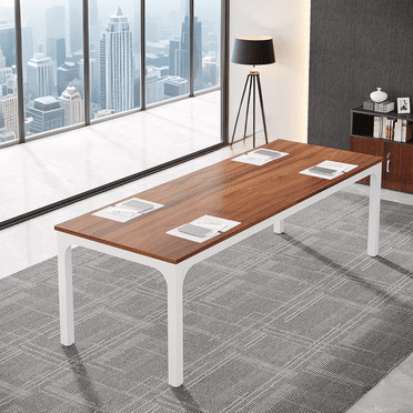Tribesigns Conference Table, 78.7 Inche Rectangle Meeting Table, Large Business Tables for 6-8 People (Only Table)