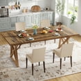 thumbnail image 1 of Finmind Dinning Room Table for 8 People, 6ft Wooden Dining Table, 1 of 5