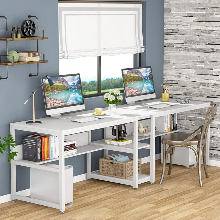 Double on sale desk walmart