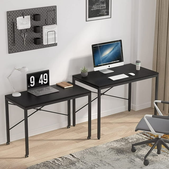 Tribesigns Double Corner Desks Computer Table, L Shaped Desks for Two