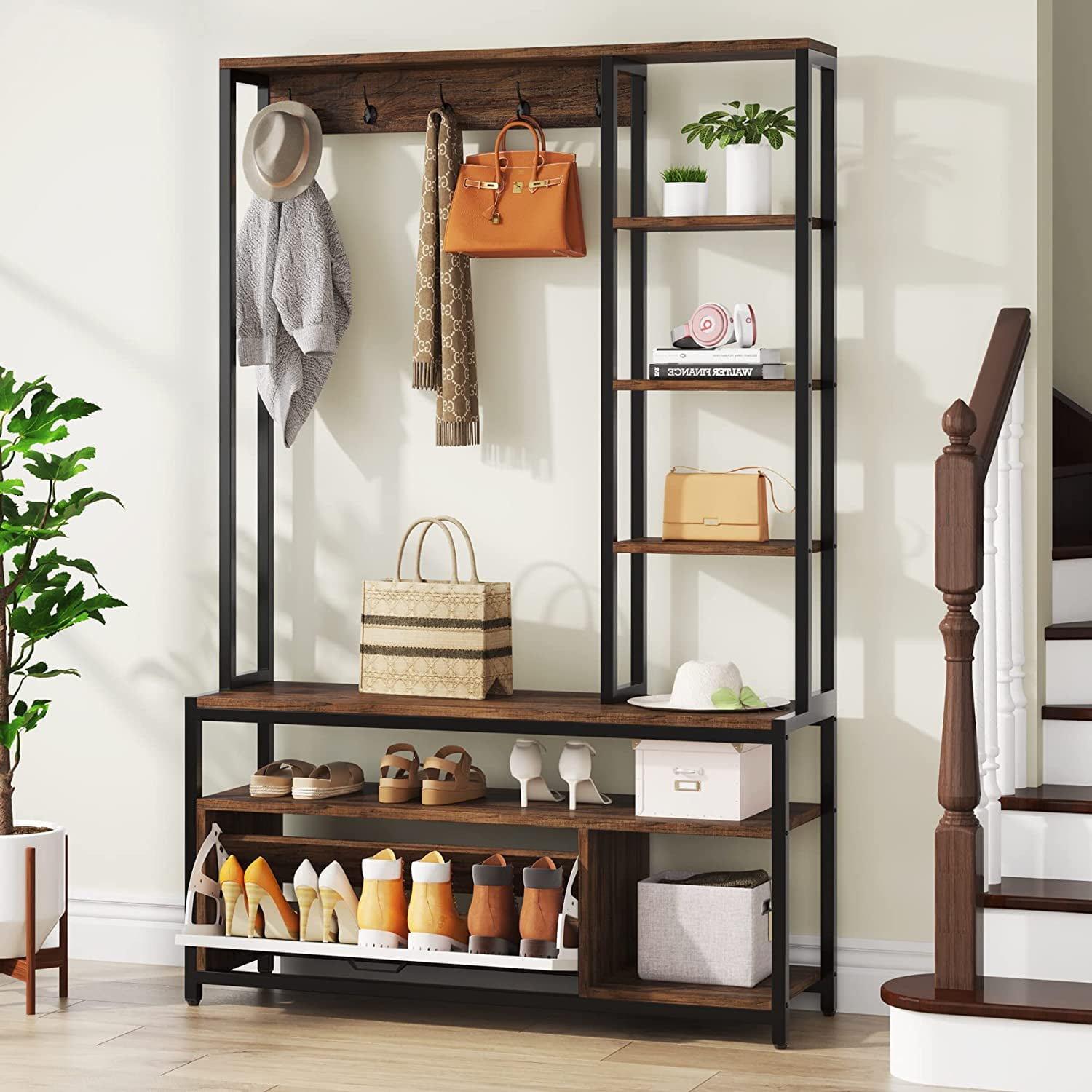 https://i5.walmartimages.com/seo/Tribesigns-Hall-Tree-with-Shoe-Storage-Cabinet-Coat-Rack-Shoe-Bench-with-Shelves-for-Entryway-Hallway-White-Brown_b0d881ab-127b-42b9-a984-3b42f651b9ce.3178a884853ace8cc0807e3203f89814.jpeg