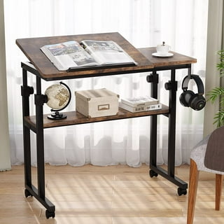 Eecoo home office portable mobile over bed table sofa couch rolling wheel laptop computer desk deals