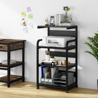 WhizMax Large Printer Stand with Storage Shelf, 4 Tier Printer