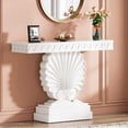 thumbnail image 1 of Tribesigns Modern Console Table for Entryway, White Entryway Table for Living Room Hallway Entrance, Contemporary Wood Narrow Sofa Table Accent Table, 1 of 5