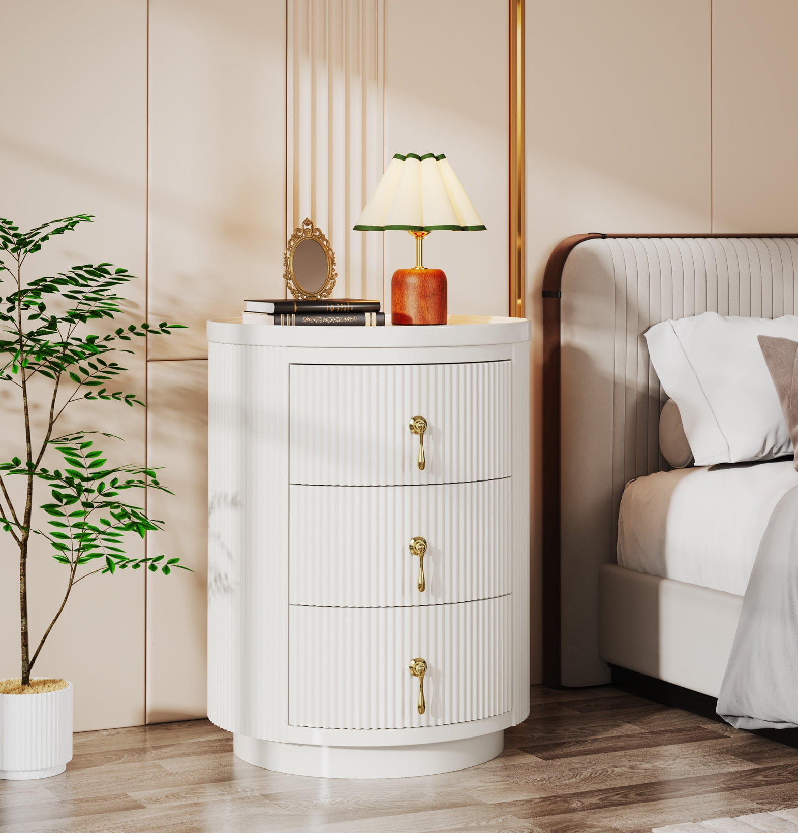 White bedside table no drawers discount
