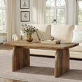 thumbnail image 1 of Tribesigns Rectangle Coffee Table, 47-Inch Wood Rectangular Living Room Table, Farmhouse Accent Center Table with Sturdy Base, 1 of 8