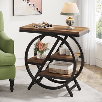 Sean Dix Triple X Coffee Table in Walnut Finish - Walmart.com
