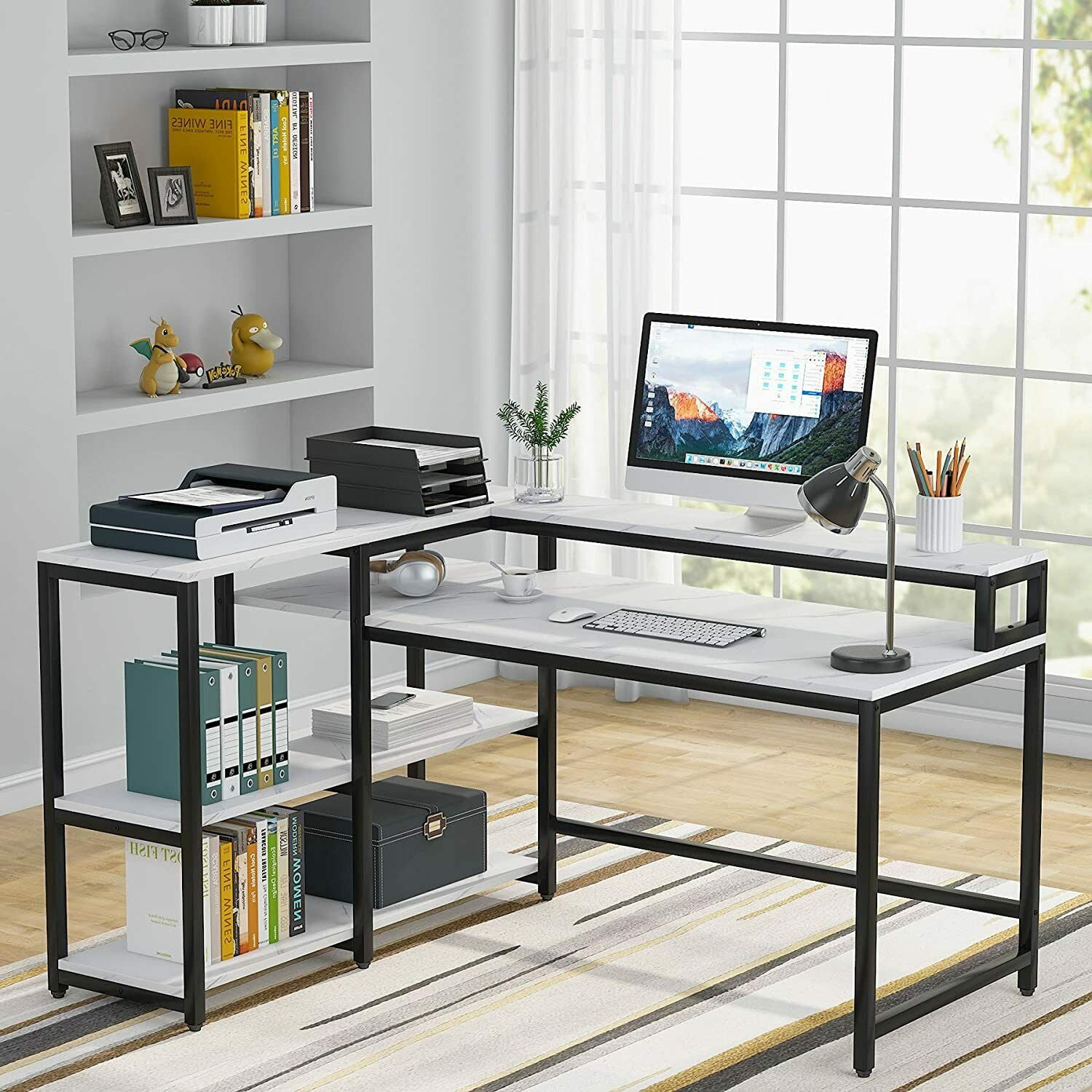 https://i5.walmartimages.com/seo/Tribesigns-Reversible-L-Shaped-Desk-Working-Study-Table-with-Hutch-and-Open-Shelves-Faux-Marble-White_2b564c22-df8d-4cd2-9ab7-56cd5915663d.ee3ffe2c8329813e9676a3350d55ca6f.jpeg