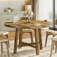 thumbnail image 1 of Tribesigns Round Conference Table, 47-Inch Wood Meeting Table, Business Seminar Table for 4-6 People, 1 of 6