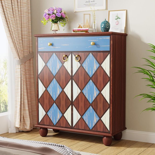 Tribesigns Shoe with Drawer, Entryway Shoe Storage with