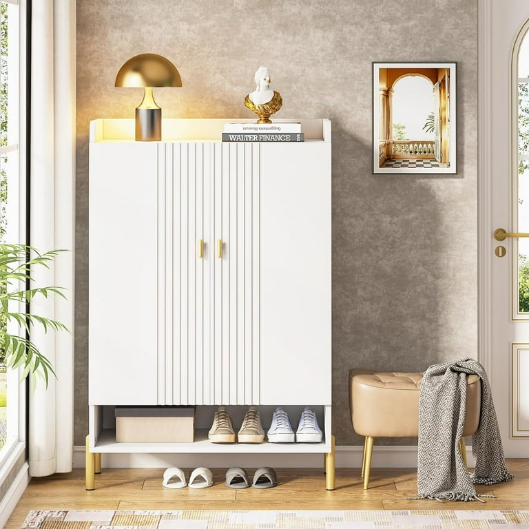 Tribesigns 6-Tier Shoe Organizer, Adjustable Shelves, Wood Rack