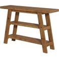 thumbnail image 1 of Tribesigns Solid Wood Console Table, 47.24" Long Farmhouse Entryway Table with 3-Tier Shelves, Rectangular Couch Tables Behind Sofa, Narrow Accent Tables for Hallway, Entrance, Foyer, Living Room, 1 of 10
