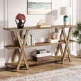 thumbnail image 1 of Tribesigns Wood Console Table 70-Inch Long Sofa Table, Farmhouse Entryway Tables Vintage Couch Table, 1 of 6