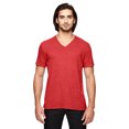 thumbnail image 1 of Anvil 6752 Tri Blend V Neck Tee, 3XL, HEATHER RED, 1 of 1