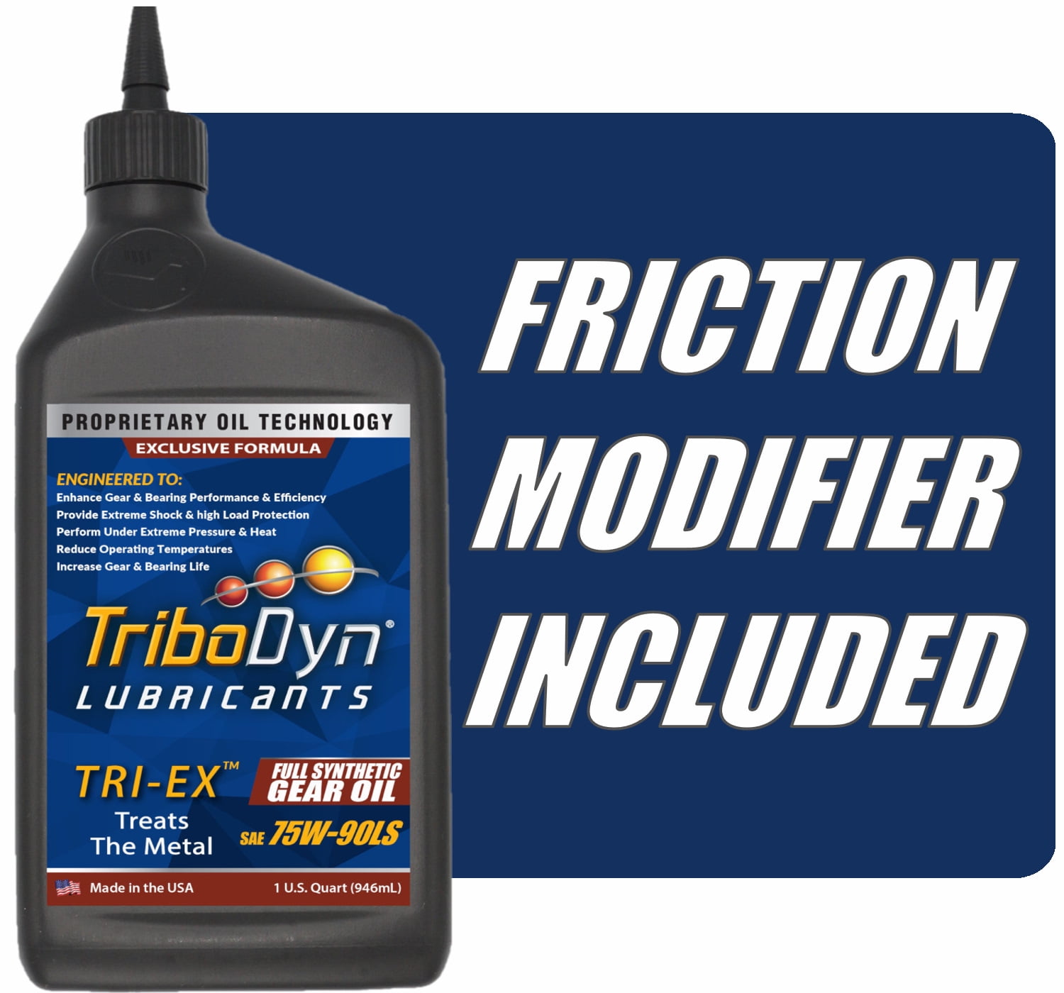 TriboDyn 75W90 Synthetic Gear Oil with Limited Slip Differential