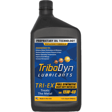 TriboDyn TRI-EX Full Synthetic 15W40 Motor Oil - Quart Bottle