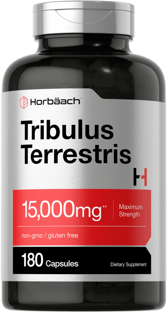 Tribulus Terrestris Extract 15,000mg 180 Capsules by Horbaach