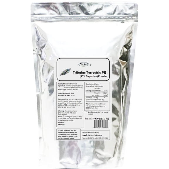 Tribulus Terrestris Extract Powder Pure 1000 grams (2.2 lb)