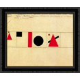 thumbnail image 1 of Tribune of speakers 24x20 Black Ornate Wood Framed Canvas Art by Malevich, Kazimir, 1 of 2