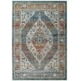 thumbnail image 1 of Tribute Camellia Distressed Vintage Floral Persian Medallion 5x8 Area Rug Multicolored, 1 of 7