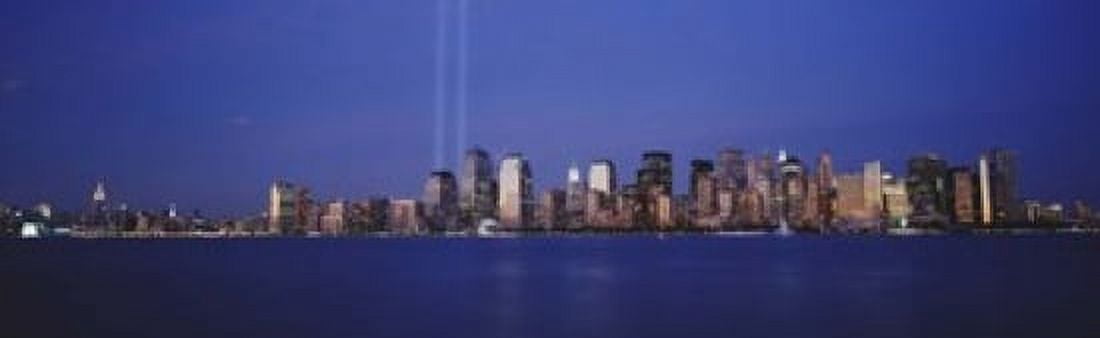 Tribute in Light World Trade Center Lower Manhattan Manhattan New York City New York State USA Canvas Art - Panoramic Images (15 x 5)