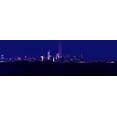 thumbnail image 1 of Tribute in Light, World Trade Center, Lower Manhattan, Manhattan, New York City, New York State, USA Poster Print (12 x 38), 1 of 1