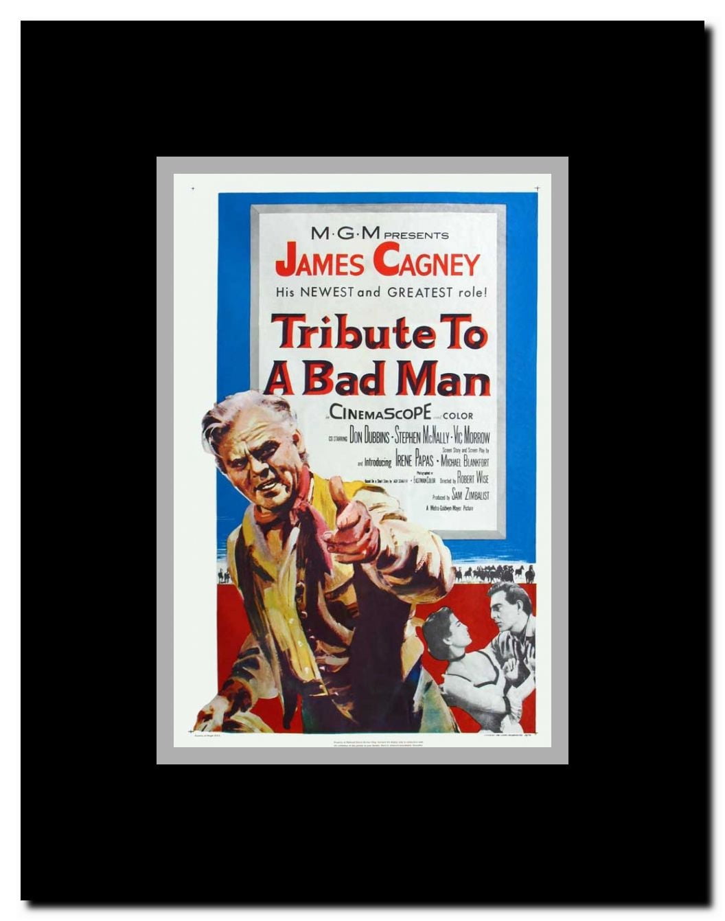 Tribute to a Bad Man Framed Movie Poster