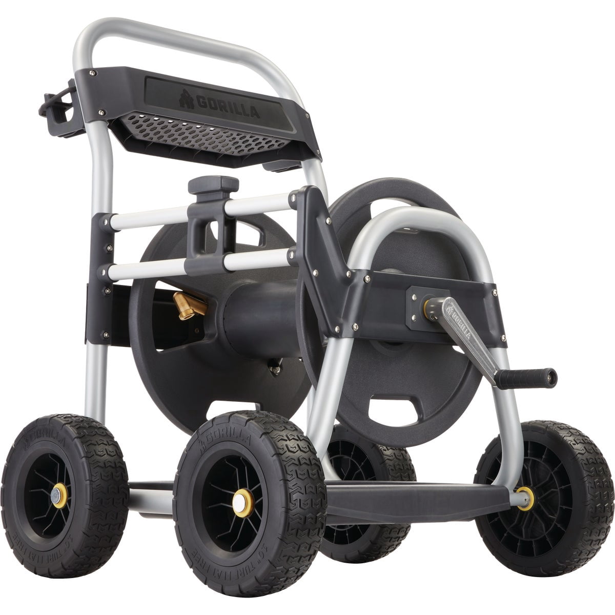 Tricam Gorilla 250 ft. Black/Gray Wheeled Hose Reel Cart