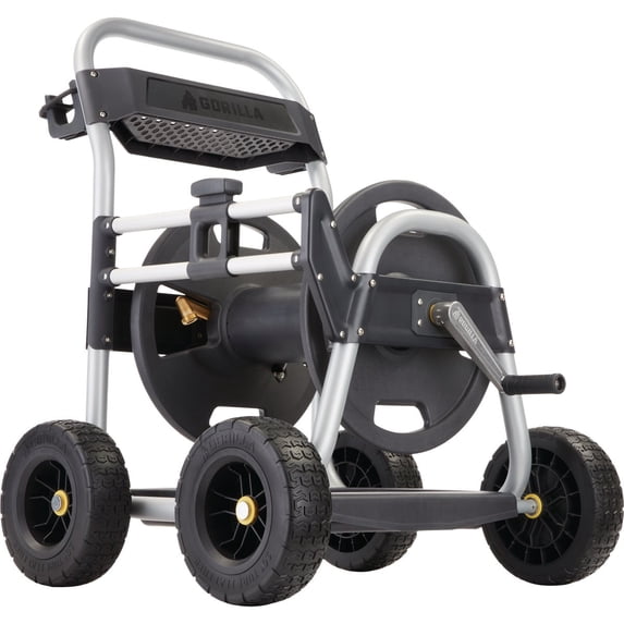 Tricam Gorilla 250 ft. Black/Gray Wheeled Hose Reel Cart