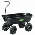thumbnail image 1 of Tricam Industries  Thumb Poly Dumping Garden Cart, Green, 1 of 1