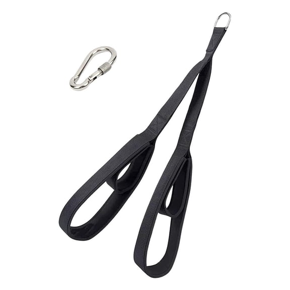 Tricep Rope Cable Attachment Nonslip Tricep Rope with 2 Handle Loop Pull Down Rope for Homes Gym Pulley Systems Enduring