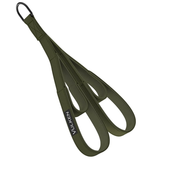 Tricep Rope Cable Attachment. Two Size in One Extra Long Pull Down Rope. Triceps Extension Straps Gym Equipment. Home Workout Handles for Resistance Bands.