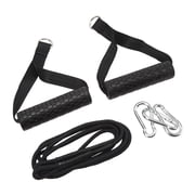 Triceps Pull Down Rope Gym Cable Machine Attachments Long Triceps Strap with 2 Handles for Multi Workout Fitness--