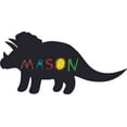 thumbnail image 1 of Triceratops Dino Dinosaur Silhouette Customized Wall Decal - Custom Vinyl Wall Art - Personalized Name - Baby Girls Boys Kids Bedroom Wall Decal Room Decor Wall Stickers Decoration Size (12x20 inch), 1 of 1